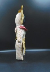 old black mask face cloth doll b